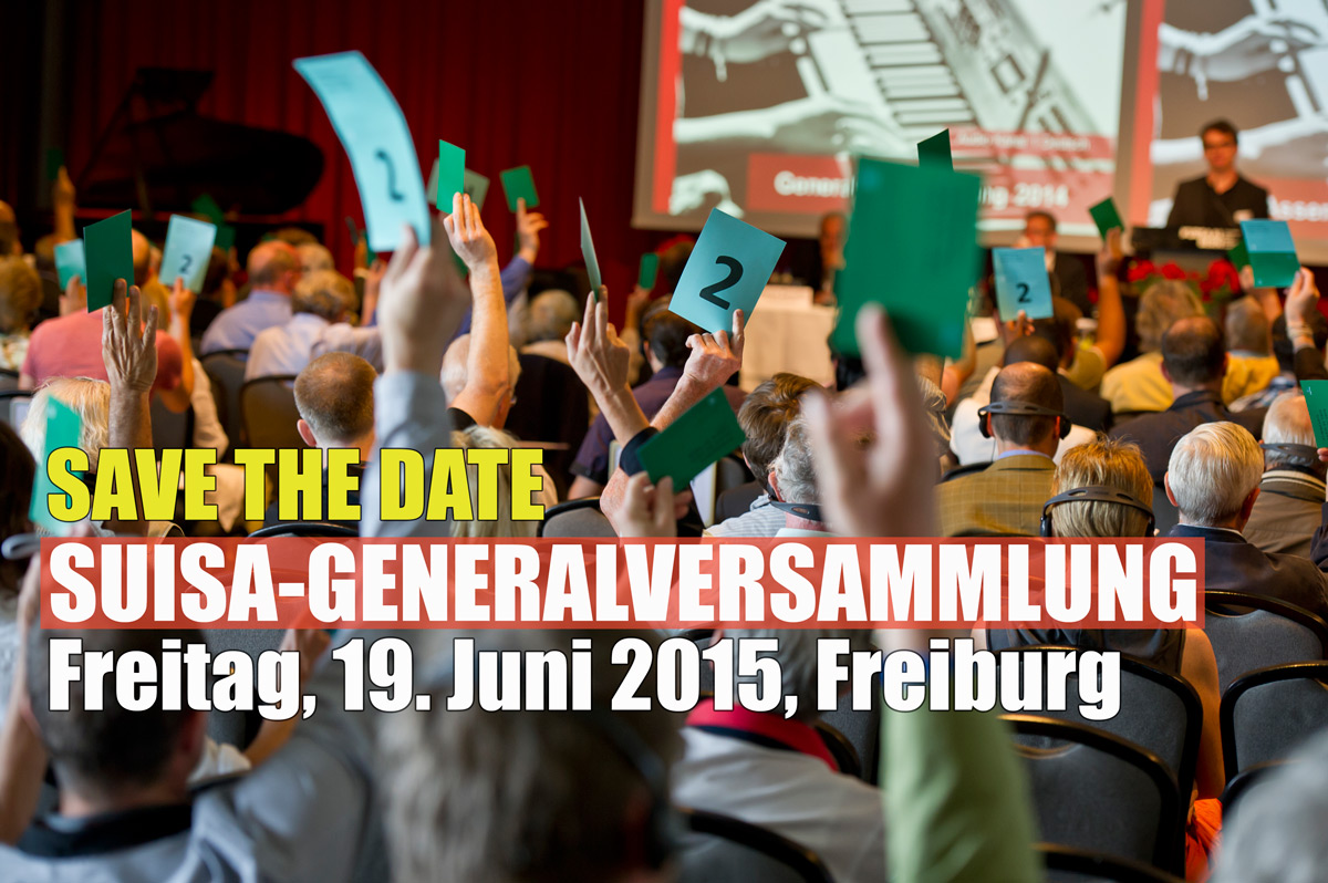 Generalversammlung 2015 Save the date