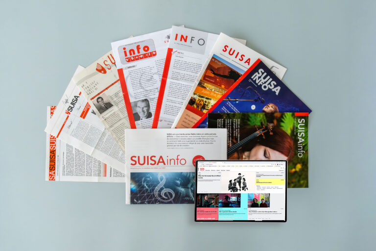 Das letzte gedruckte SUISAinfo